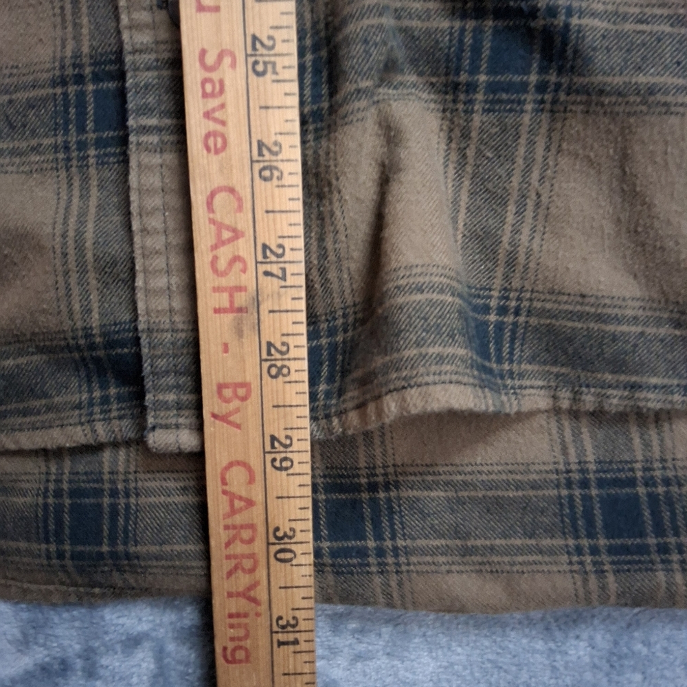 Mens 3XL 40 Grit Duluth‎ Trading Shirt long sleeve 40 Grit Brown Plaid - Picture 11 of 13